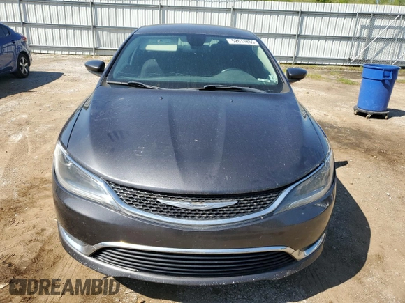 2015 Chrysler 200 Limited with VIN 1C3CCCABXFN699661, listed as a Copart auction lot 52614865 with 168,163 mi miles and Clean Title. Bid and sale history available at carsss.com. Image 5.