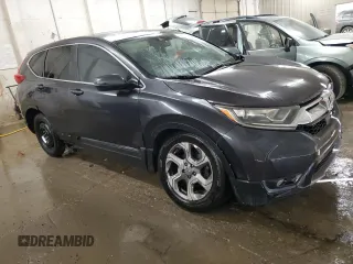 2017 Honda CR-V EX-L with VIN 7FARW1H81HE027022, listed as a Copart auction lot 53972015 with 195,951 mi miles and Salvage Title. Bid and sale history available at carsss.com. Image 4.
