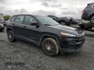 2016 Jeep Cherokee Sport with VIN 1C4PJLAB1GW136898, listed as a Copart auction lot 51580045 with 205,411 mi miles and Salvage Title. Bid and sale history available at carsss.com. Image 4.