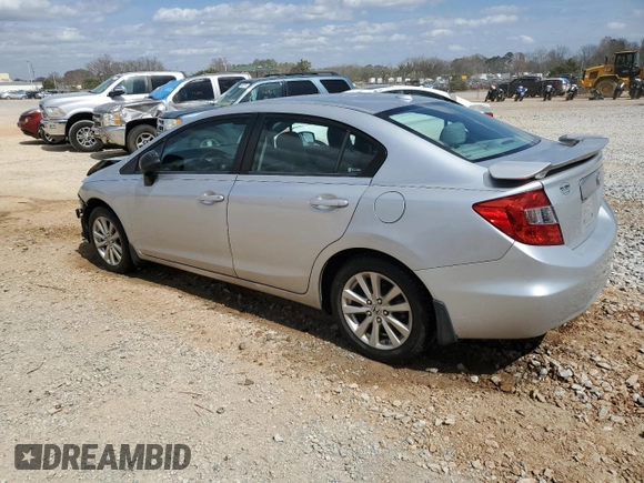 2012 Honda Civic EX-L with VIN 19XFB2F97CE038214, listed as a Copart auction lot 49440275 with 150,062 mi miles and Salvage Title. Bid and sale history available at DreamBid. Image 2.