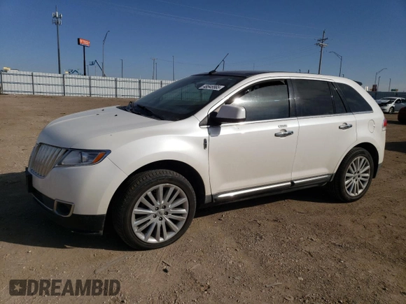 2011 Lincoln MKX with VIN 2LMDJ8JK1BBJ17763, listed as a Copart auction lot 48545565 with 131,032 mi miles and Salvage Title. Bid and sale history available at DreamBid. Image 1.