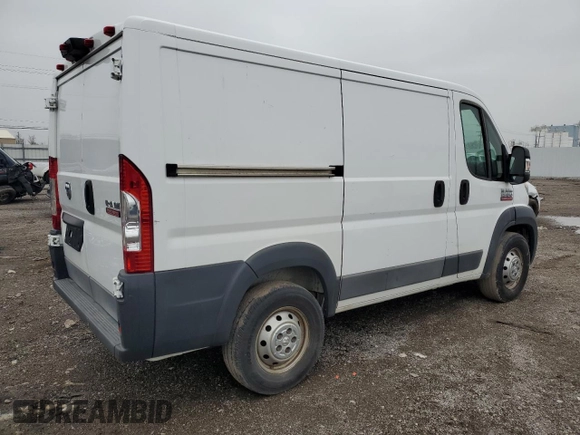 2017 Ram ProMaster Cargo with VIN 3C6TRVNG9HE534856, listed as a Copart auction lot 60272604 with 137,146 mi miles and Clean Title. Bid and sale history available at carsss.com. Image 3.