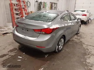 2016 Hyundai Elantra SE with VIN 5NPDH4AE6GH758014, listed as a IAAI auction lot 41381937 with 46,184 mi miles. Bid and sale history available at carsss.com. Image 4.