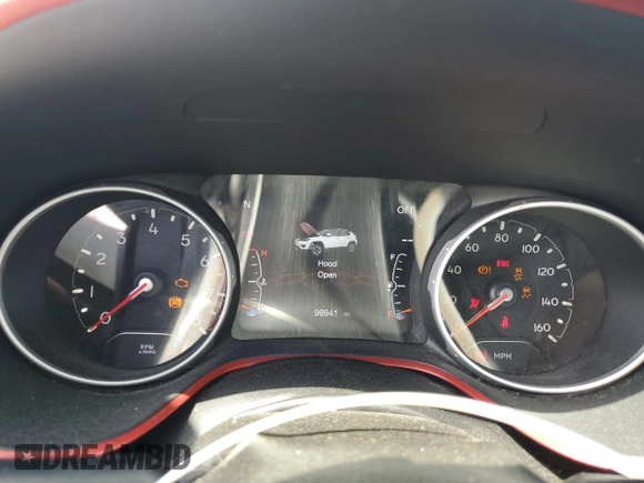 2019 Jeep Compass Trailhawk z VIN 3C4NJDDB3KT739939, wystawiony jako Copart lot #56695985 z przebiegiem 99 941 mil mil oraz Szkoda całkowita • Salvage title. Historia ofert i sprzedaży dostępna na DreamBid. Obrazek 9.