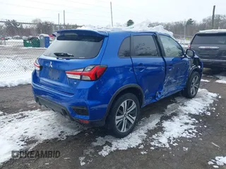 2022 Mitsubishi Outlander Sport ES with VIN JA4ARUAU3NU010938, listed as a IAAI auction lot 41478045 with 24,357 mi miles. Bid and sale history available at carsss.com. Image 4.