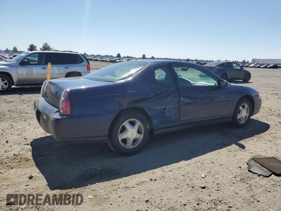 2000 Chevrolet Monte Carlo SS z VIN 2G1WX12K2Y9300241, wystawiony jako Copart lot #55601585 z przebiegiem 189 881 mil mil oraz Szkoda całkowita • Salvage title. Historia ofert i sprzedaży dostępna na DreamBid. Obrazek 3.