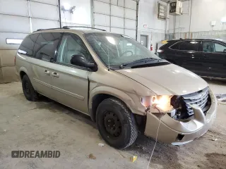 2007 Chrysler Town & Country LWB LX with VIN 2A4GP44R77R272503, listed as a Copart auction lot 53731584 with 140,136 mi miles and Salvage Title. Bid and sale history available at carsss.com. Image 4.
