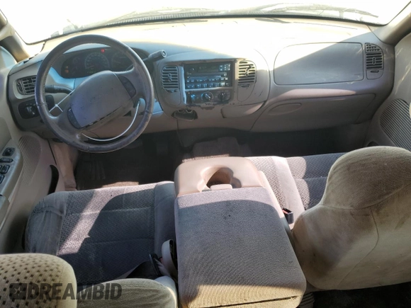 2001 Ford F-150 XLT with VIN 1FTRW07W11KB44405, listed as a Copart auction lot 53560595 with 272,881 mi miles and Salvage title. Bid and sale history available at DreamBid. Image 8.