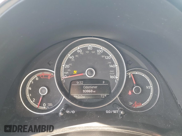 2017 Volkswagen Beetle Fleet z VIN 3VWF17AT0HM611256, wystawiony jako Copart lot #48166215 z przebiegiem 93 060 mil mil oraz Szkoda całkowita • Salvage title. Historia ofert i sprzedaży dostępna na DreamBid. Obrazek 9.