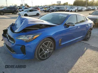 2022 Kia Stinger GT1 with VIN KNAE45LC4N6119944, listed as a Copart auction lot 73765534 with 54,963 mi miles and Salvage Title. Bid and sale history available at DreamBid. Image 1.
