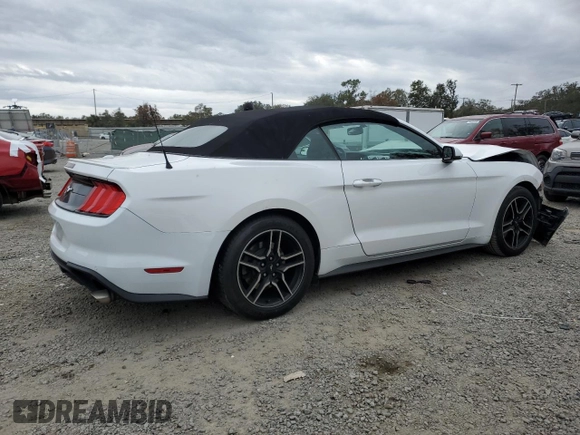 2020 Ford Mustang EcoBoost z VIN 1FATP8UH1L5138747, wystawiony jako Copart lot #88899115 z przebiegiem Nie podano mil oraz Nie do naprawy • Non repairable. Historia ofert i sprzedaży dostępna na DreamBid. Obrazek 3.