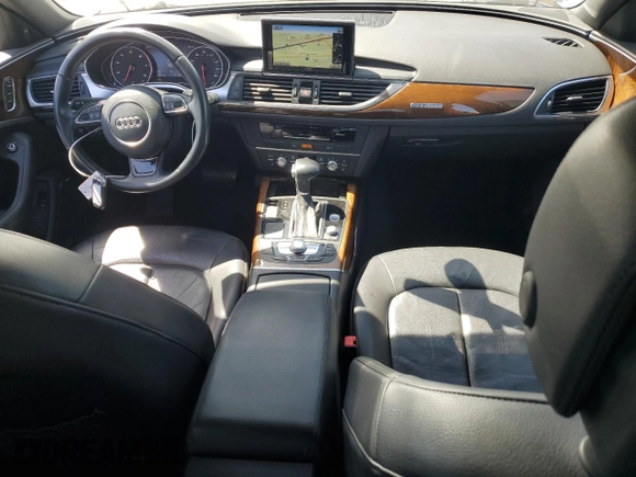 2015 Audi A6 Premium Plus with VIN WAUGFAFC1FN032131, listed as a Copart auction lot 56870595 with 59,958 mi miles and Salvage title. Bid and sale history available at DreamBid. Image 8.