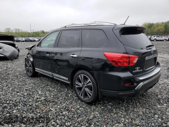 2018 Nissan Pathfinder SL z VIN 5N1DR2MM7JC664789, wystawiony jako Copart lot #55627295 z przebiegiem 95 165 mil mil oraz Szkoda całkowita • Salvage title. Historia ofert i sprzedaży dostępna na DreamBid. Obrazek 2.