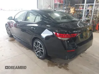 2025 Nissan Sentra SR with VIN 3N1AB8DV2SY306941, listed as a IAAI auction lot 42194726 with 2,509 mi miles and . Bid and sale history available at DreamBid. Image 3.