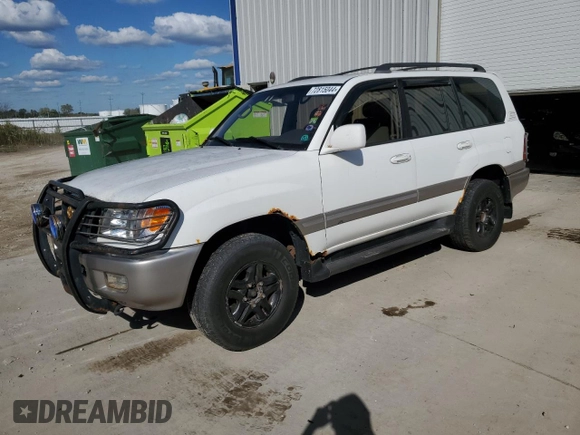 1999 Toyota Land Cruiser with VIN JT3HT05J3X0068111, listed as a Copart auction lot 72815044 with 185,043 mi miles and Clean Title. Bid and sale history available at carsss.com. Image 1.