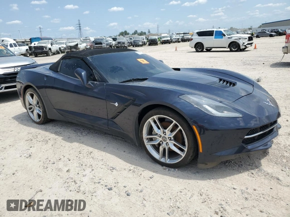 2015 Chevrolet Corvette 1LT with VIN 1G1YB3D73F5118621, listed as a Copart auction lot 66186794 with 0 mi miles and Clean Title. Bid and sale history available at carsss.com. Image 4.