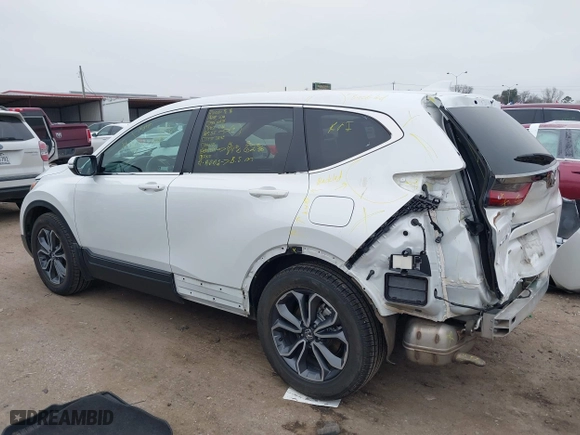 2022 Honda CR-V EX-L with VIN 7FARW1H87NE014142, listed as a IAAI auction lot 41579387 with 22,355 mi miles. Bid and sale history available at carsss.com. Image 3.