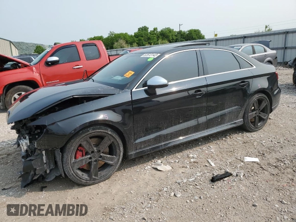 2018 Audi S3 Premium Plus with VIN WAUB1GFF9J1038118, listed as a Copart auction lot 52613143 with 45,825 mi miles. Bid and sale history available at carsss.com. Image 1.