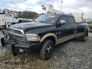 2015 Ram 3500 Longhorn with VIN 3C63RRKLXFG583803, listed as a Copart auction lot 86024774 with 386,033 mi miles and Clean Title. Bid and sale history available at carsss.com. Image 1.