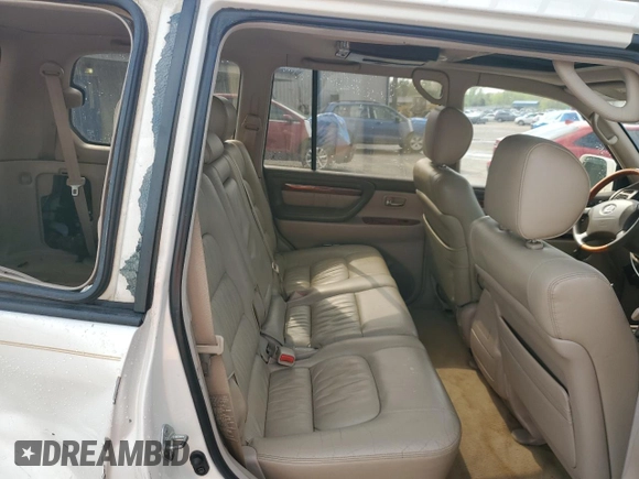 2001 Lexus LX 470 with VIN JTJHT00W913507524, listed as a Copart auction lot 51601785 with 171,779 mi miles and Salvage Title. Bid and sale history available at carsss.com. Image 11.