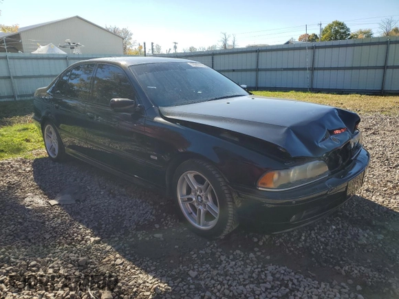 2001 BMW 5 Series 540iA with VIN WBADN63481GM72313, listed as a Copart auction lot 76989764 with 170,406 mi miles and Clean Title. Bid and sale history available at carsss.com. Image 4.