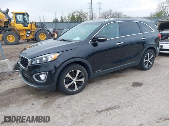 2016 Kia Sorento EX with VIN 5XYPHDA53GG171158, listed as a IAAI auction lot 42014017 with 219,595 mi miles. Bid and sale history available at carsss.com. Image 2.