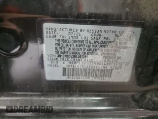 2021 Nissan Versa S with VIN 3N1CN8DV3ML897281, listed as a Copart auction lot 49673715 with 58,383 mi miles and Salvage Title. Bid and sale history available at carsss.com. Image 14.