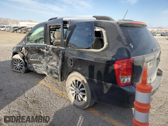 2012 Kia Sedona EX with VIN KNDMH4C72C6497063, listed as a Copart auction lot 43827905 with 171,969 mi miles and Salvage Title. Bid and sale history available at carsss.com. Image 2.