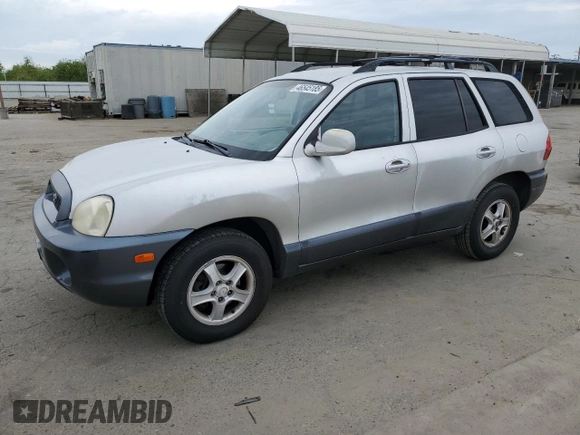 2004 Hyundai Santa Fe GLS with VIN KM8SC13D94U584316, listed as a Copart auction lot 46545185 with 107,682 mi miles and Salvage Title. Bid and sale history available at carsss.com. Image 1.
