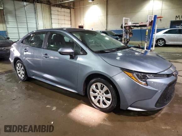 2021 Toyota Corolla LE with VIN 5YFEPMAE4MP187080, listed as a Copart auction lot 44524275 with 86,445 mi miles and Non Repairable. Bid and sale history available at DreamBid. Image 4.