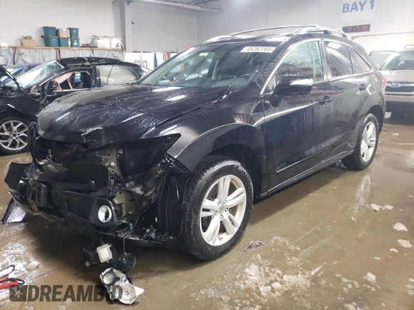 2015 Acura RDX Tech Pkg with VIN 5J8TB4H52FL020404, listed as a Copart auction lot 45282205 with 145,749 mi miles and Salvage Title. Bid and sale history available at carsss.com. Image 1.