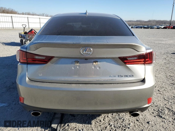 2016 Lexus IS 300 with VIN JTHCM1D27G5014539, listed as a Copart auction lot 46497475 with 61,860 mi miles and Salvage Title. Bid and sale history available at carsss.com. Image 6.