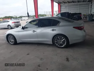 2020 Infiniti Q50 Luxe with VIN JN1EV7AP4LM206062, listed as a IAAI auction lot 41208388 with 64,621 mi miles and . Bid and sale history available at DreamBid. Image 15.