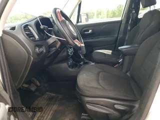 2017 Jeep Renegade Latitude with VIN ZACCJBBB0HPE65744, listed as a Copart auction lot 56294775 with 161,187 mi miles and Salvage title. Bid and sale history available at DreamBid. Image 7.