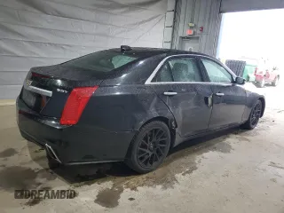 2018 Cadillac CTS Luxury AWD with VIN 1G6AX5SX3J0107605, listed as a Copart auction lot 55756235 with 113,375 mi miles and Salvage title. Bid and sale history available at DreamBid. Image 3.