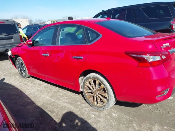 2016 Nissan Sentra SR with VIN 3N1AB7AP6GY262014, listed as a IAAI auction lot 41800744 with 198,494 mi miles. Bid and sale history available at carsss.com. Image 14.