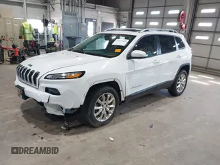 2015 Jeep Cherokee Limited with VIN 1C4PJMDS3FW728884, listed as a IAAI auction lot 41973663 with 112,719 mi miles. Bid and sale history available at carsss.com. Image 2.