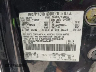 2001 Ford Explorer Sport Trac с VIN 1FMZU77EX1UA86462, выставлен на аукционе IAAI как лот 42822624 с пробегом 107 808 миль миль и . История ставок и продаж доступна на DreamBid. Изображение 9.