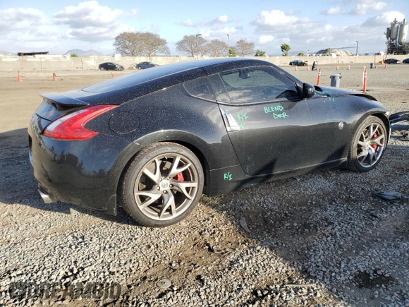 2016 Nissan 370Z with VIN JN1AZ4EH0GM934164, listed as a Copart auction lot 47460515 with 93,716 mi miles and Salvage Title. Bid and sale history available at carsss.com. Image 3.