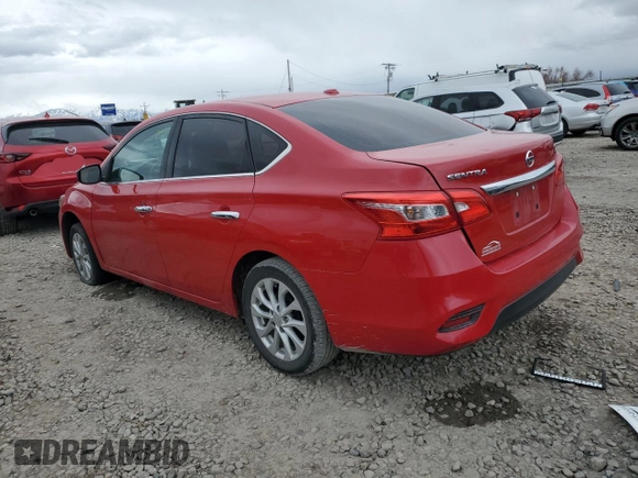 2018 Nissan Sentra SV with VIN 3N1AB7APXJL663246, listed as a Copart auction lot 47737365 with 0 mi miles and Salvage Title. Bid and sale history available at carsss.com. Image 2.