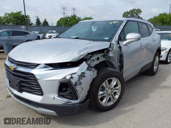 2020 Chevrolet Blazer LT с VIN 3GNKBJRS0LS552471, выставлен на аукционе IAAI как лот 42368381 с пробегом 89 697 миль миль и . История ставок и продаж доступна на DreamBid. Изображение 6.