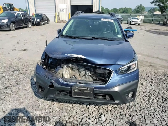 2021 Subaru Outback Premium with VIN 4S4BTAFC5M3101218, listed as a Copart auction lot 58710095 with 48,700 mi miles and Salvage title. Bid and sale history available at DreamBid. Image 14.