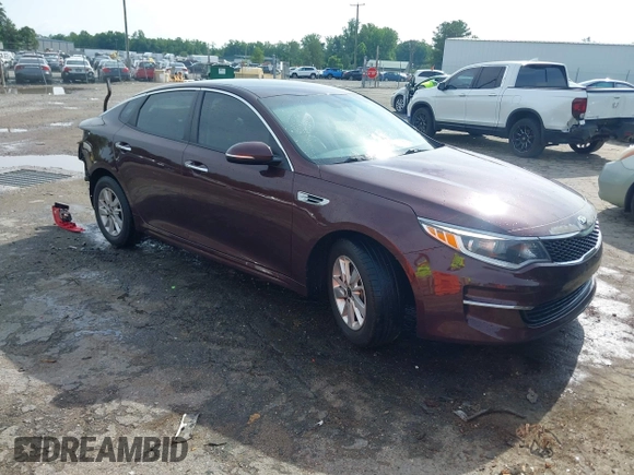2017 Kia Optima LX with VIN 5XXGT4L35HG166074, listed as a IAAI auction lot 42453729 with 105,999 mi miles and . Bid and sale history available at DreamBid. Image 1.