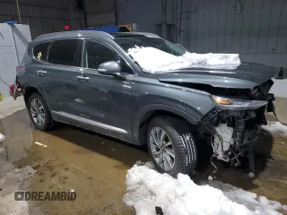 2019 Hyundai Santa Fe Ultimate with VIN 5NMS5CAD8KH086528, listed as a Copart auction lot 45758275 with Not Provided miles and Salvage Title. Bid and sale history available at DreamBid. Image 4.