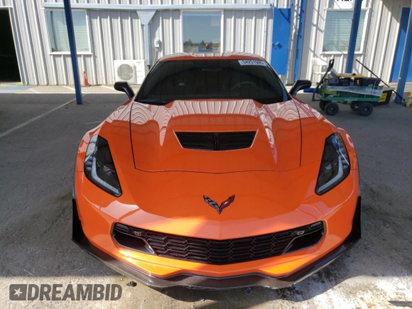 2019 Chevrolet Corvette Z06 1LZ with VIN 1G1YN2D64K5601652, listed as a Copart auction lot 54251995 with 35,154 mi miles and Clean Title. Bid and sale history available at carsss.com. Image 5.