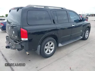 2009 Nissan Armada SE z VIN 5N1BA08D59N602675, wystawiony jako IAAI lot #42314277 z przebiegiem 168 540 mil mil oraz . Historia ofert i sprzedaży dostępna na DreamBid. Obrazek 4.