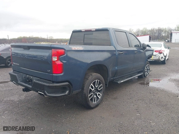 2019 Chevrolet Silverado 1500 LT Trail Boss with VIN 1GCPYFED9KZ314198, listed as a IAAI auction lot 41962108 with 74,858 mi miles. Bid and sale history available at carsss.com. Image 4.