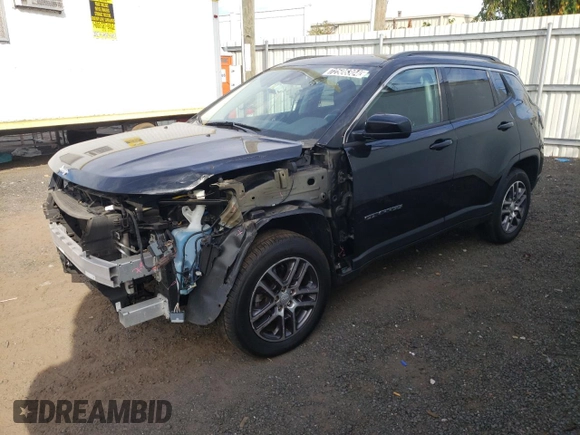 2020 Jeep Compass Latitude with VIN 3C4NJDBB2LT251702, listed as a Copart auction lot 72506304 with 94,675 mi miles and Clean Title. Bid and sale history available at DreamBid. Image 1.