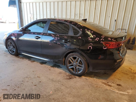 2021 Kia Forte GT-Line with VIN 3KPF34AD7ME375553, listed as a Copart auction lot 48064995 with 43,634 mi miles and Clean Title. Bid and sale history available at carsss.com. Image 2.