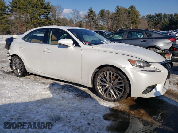 2014 Lexus IS 250 z VIN JTHCF1D21E5007013, wystawiony jako Copart lot #42354785 z przebiegiem 96 179 mil mil oraz Szkoda całkowita • Salvage title. Historia ofert i sprzedaży dostępna na DreamBid. Obrazek 4.